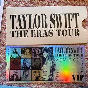 Taylor Swift Eras tour collectible souvenir ticket